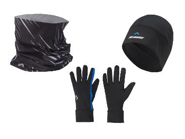 CRIVIT Dámská pánská funkční čepice / nákrčník / rukavice