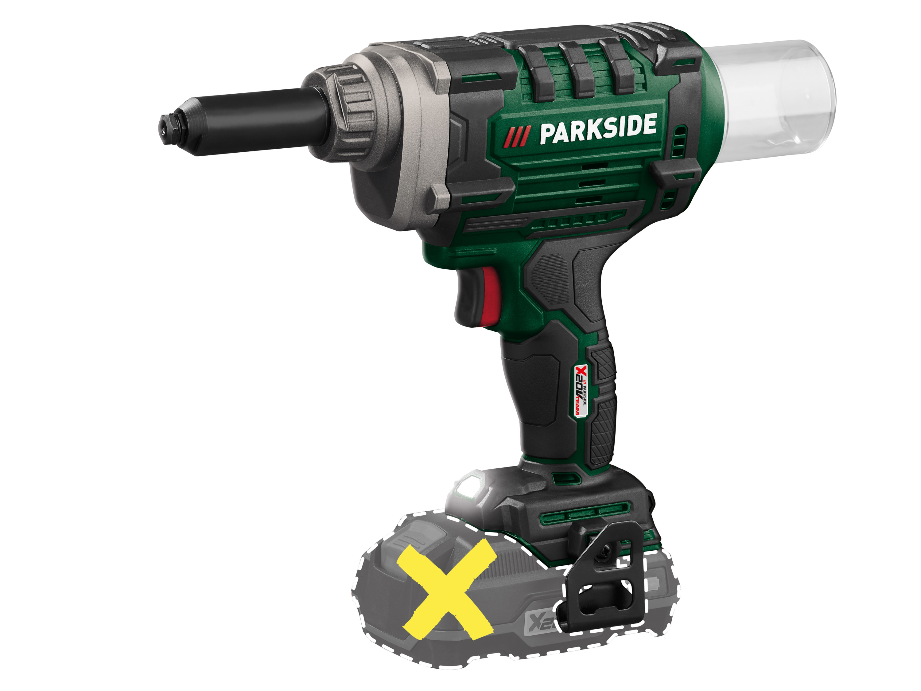 ParksideÂ® Aku nĂ˝tovaÄŤka Pabnsg 20-Li A1 â€“ bez akumulĂˇtoru a nabĂ­jeÄŤky