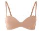 Béžová bezramínková podprsenka bandeau.