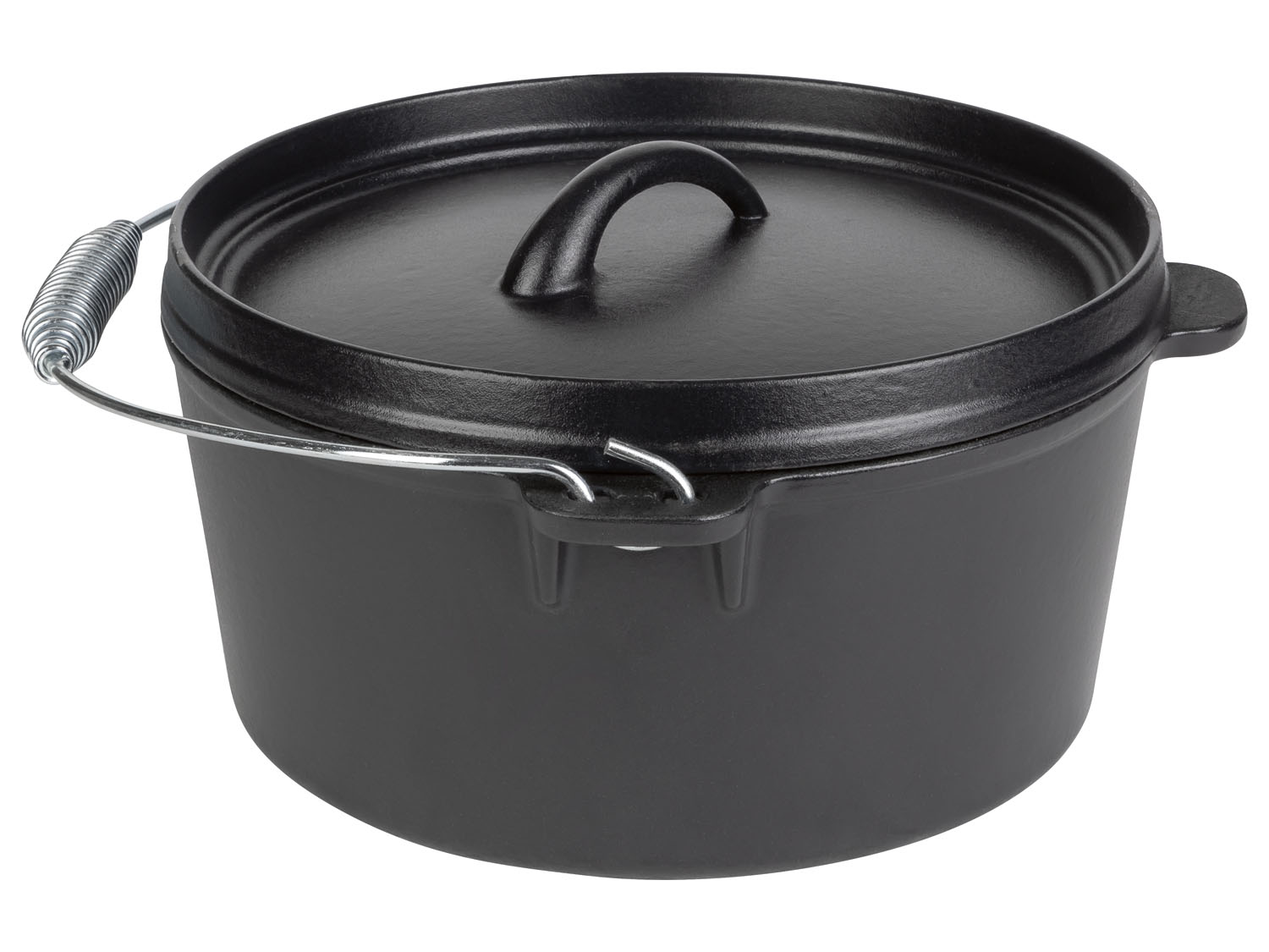 GRILLMEISTER Litinový hrnec s pokličkou Dutch Oven, 4,2 l