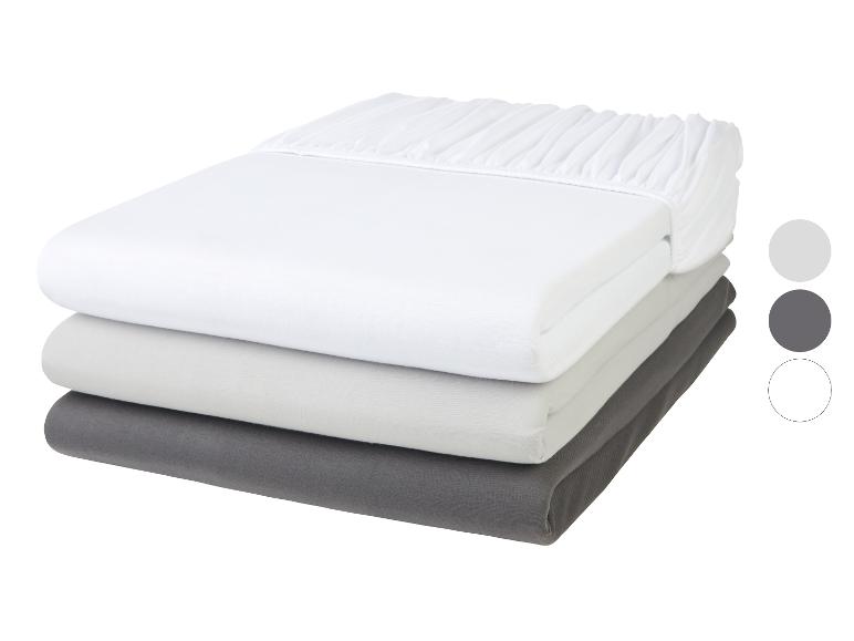 Zobrazit na celou obrazovku Žerzejové napínací prostěradlo, 90-100 x 200 cm - Obrázek 1