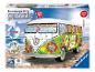 3D puzzle Ravensburger Volkswagen T1 autobus ve stylu hippies.