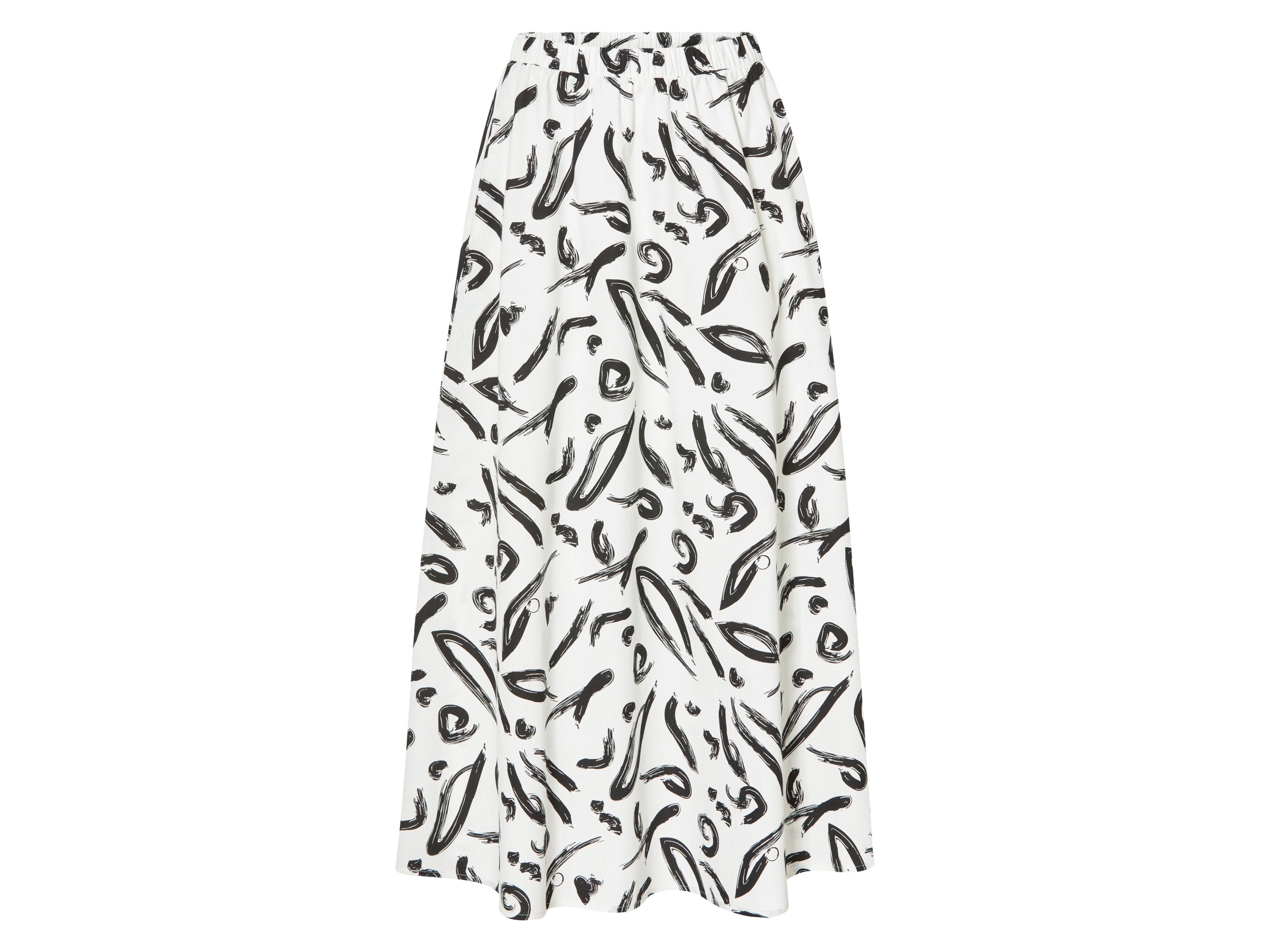 esmara® Dámská midi sukně (černá/bílá, M(40/42))