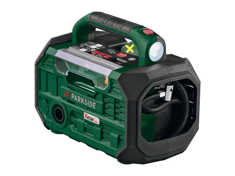  Zobrazit na celou obrazovku PARKSIDE® Aku kompresor a pumpa 20 V PKA 20-Li C3 – bez akumulátoru a nabíječky - Obrázek 8