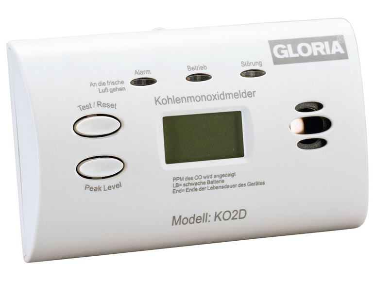  Zobrazit na celou obrazovku GLORIA Detektor oxidu uhelnatého KO2D - Obrázek 3