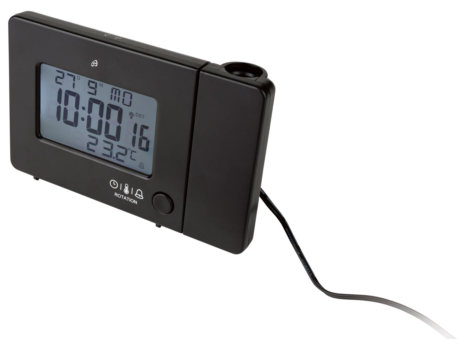 AURIOL® Budík s projekcí času SFPW 360 B1