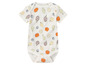 Bílé body s krátkým rukávem s potiskem ovoce