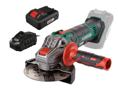 PARKSIDE® Aku úhlová bruska PWSA 20-Li D4, Smart 4 Ah