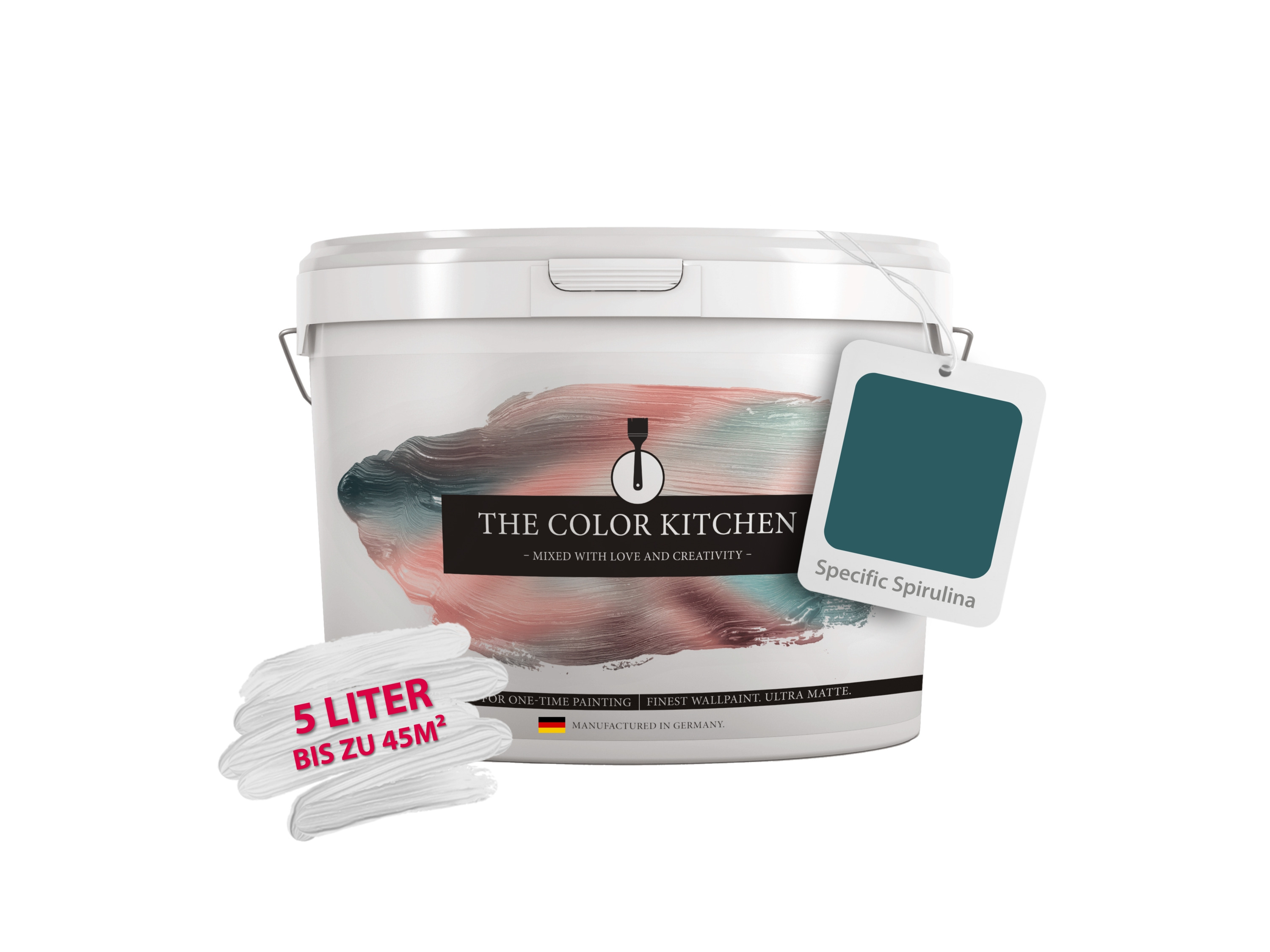 AS Création Barva na stěnu (Specifická zelená spirulina)