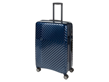 TOPMOVE Skořepinový kufr, 90 l, modrý