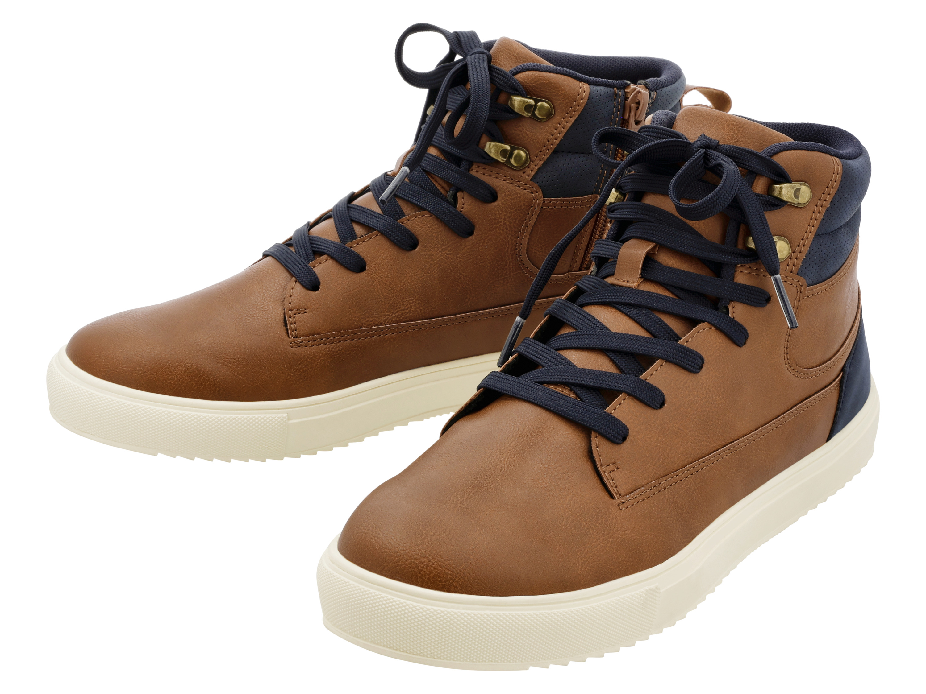 esmara Men Pánská volnočasová obuv (hnědá / navy modrá, 41)