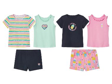 lupilu® Dívčí letní souprava, 3dílná