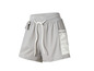 Šedé sportovní šortky se šňůrkou a boční kapsou.