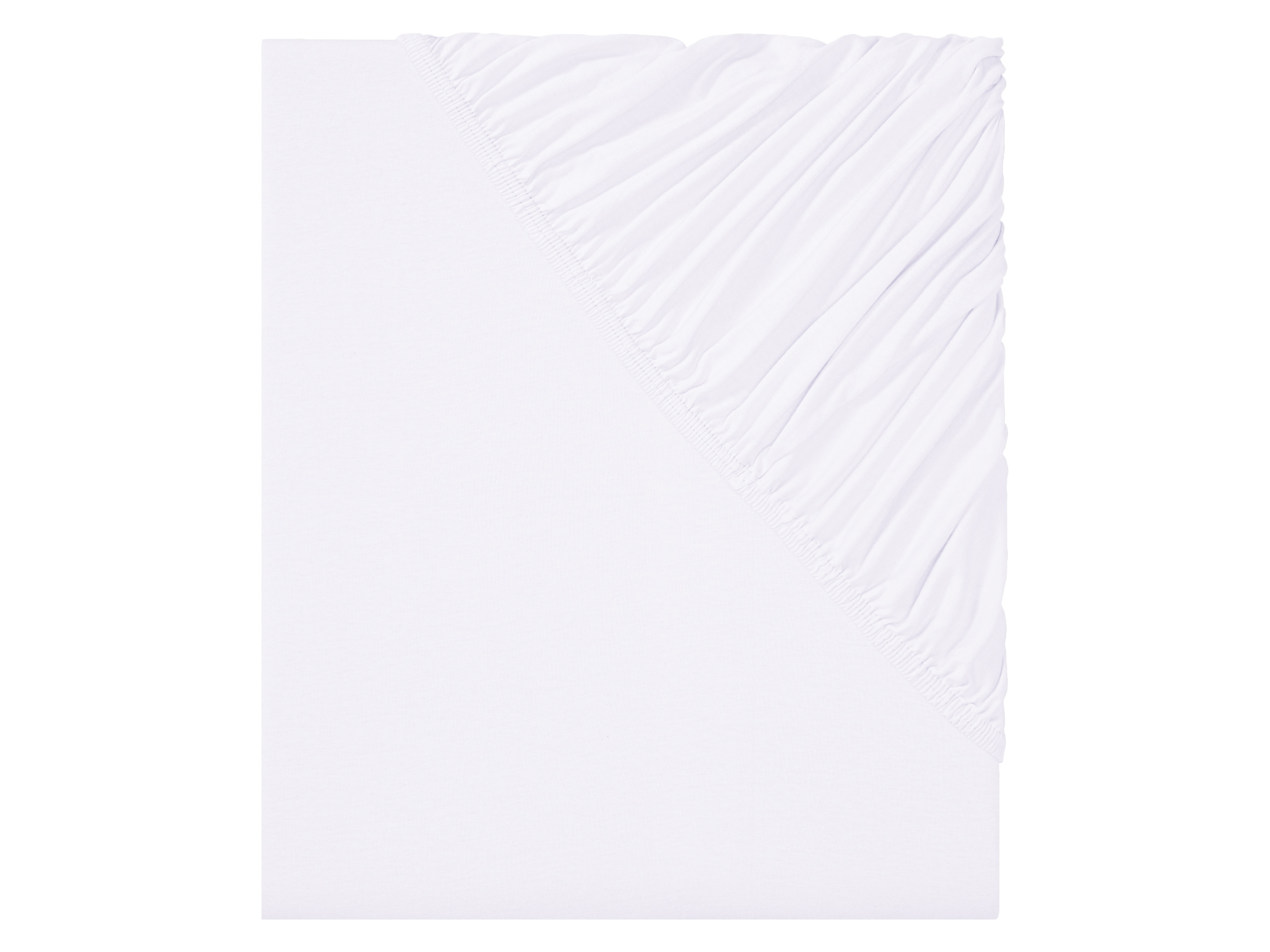 Livarno home Žerzejové napínací prostěradlo, 140-160 x 200 cm (bílá)