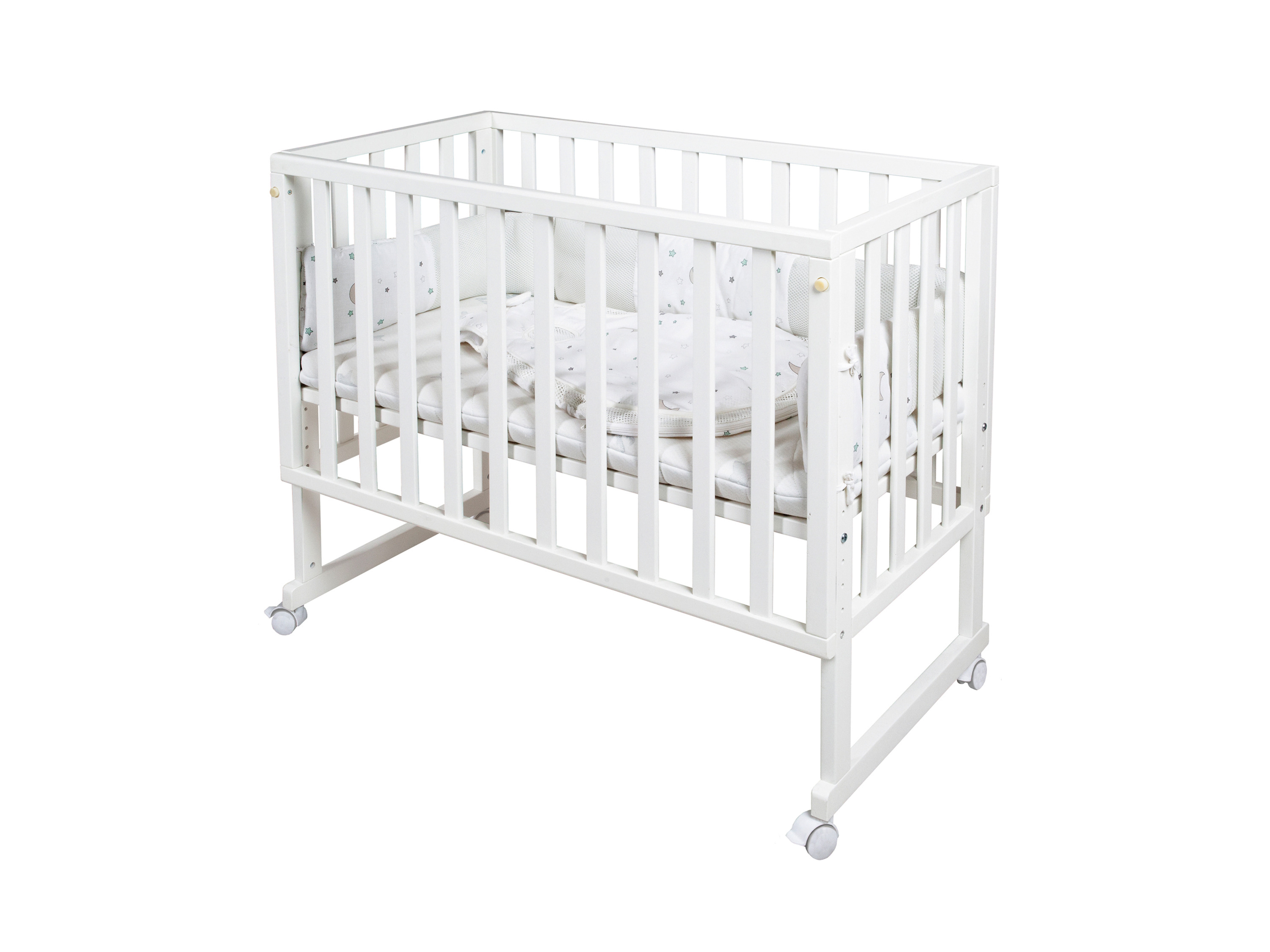 roba Dětská postýlka 3v1 »Safe asleep« (bílá)