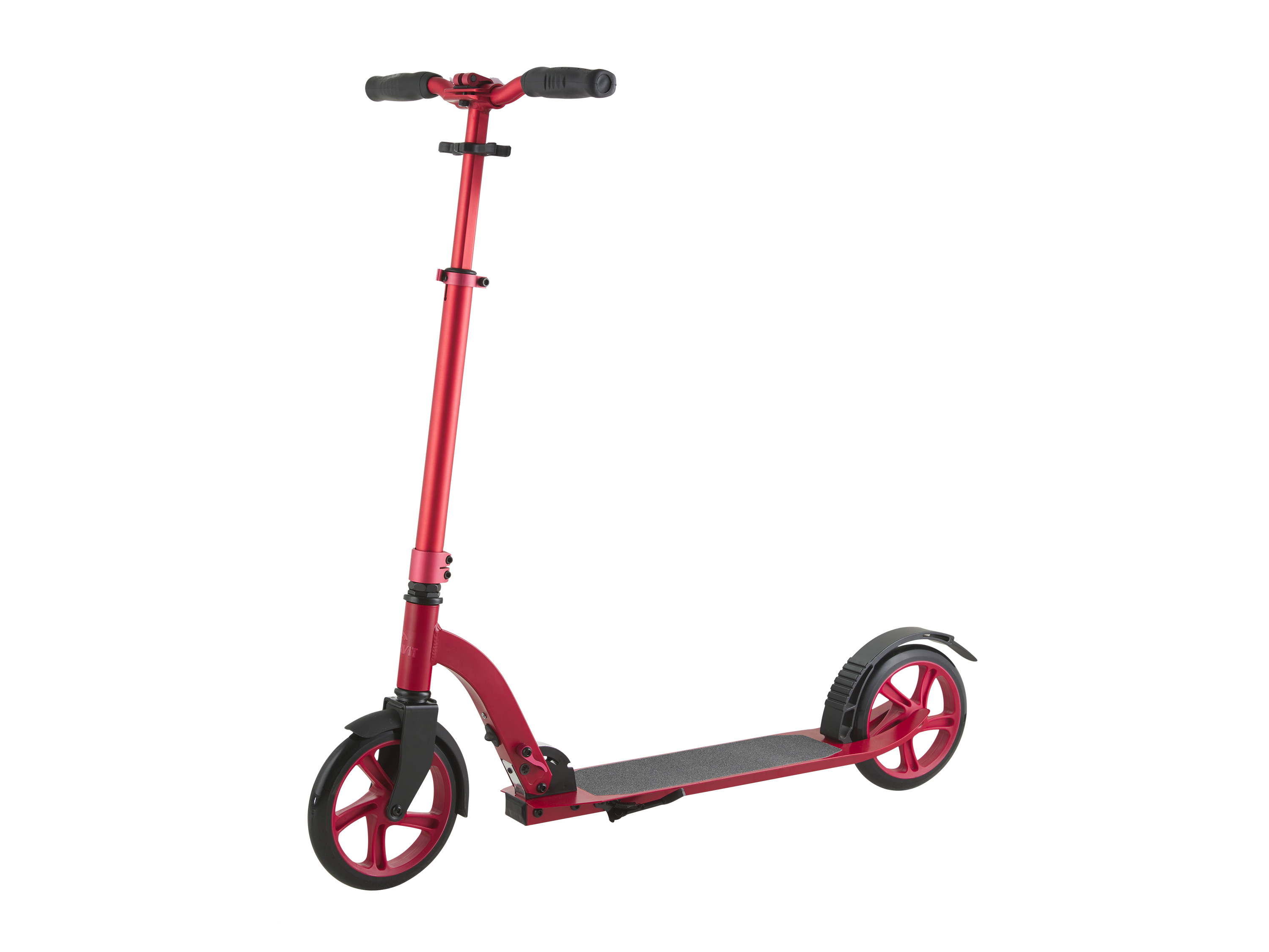 Crivit Koloběžka s odpružením Big Wheel (červená)