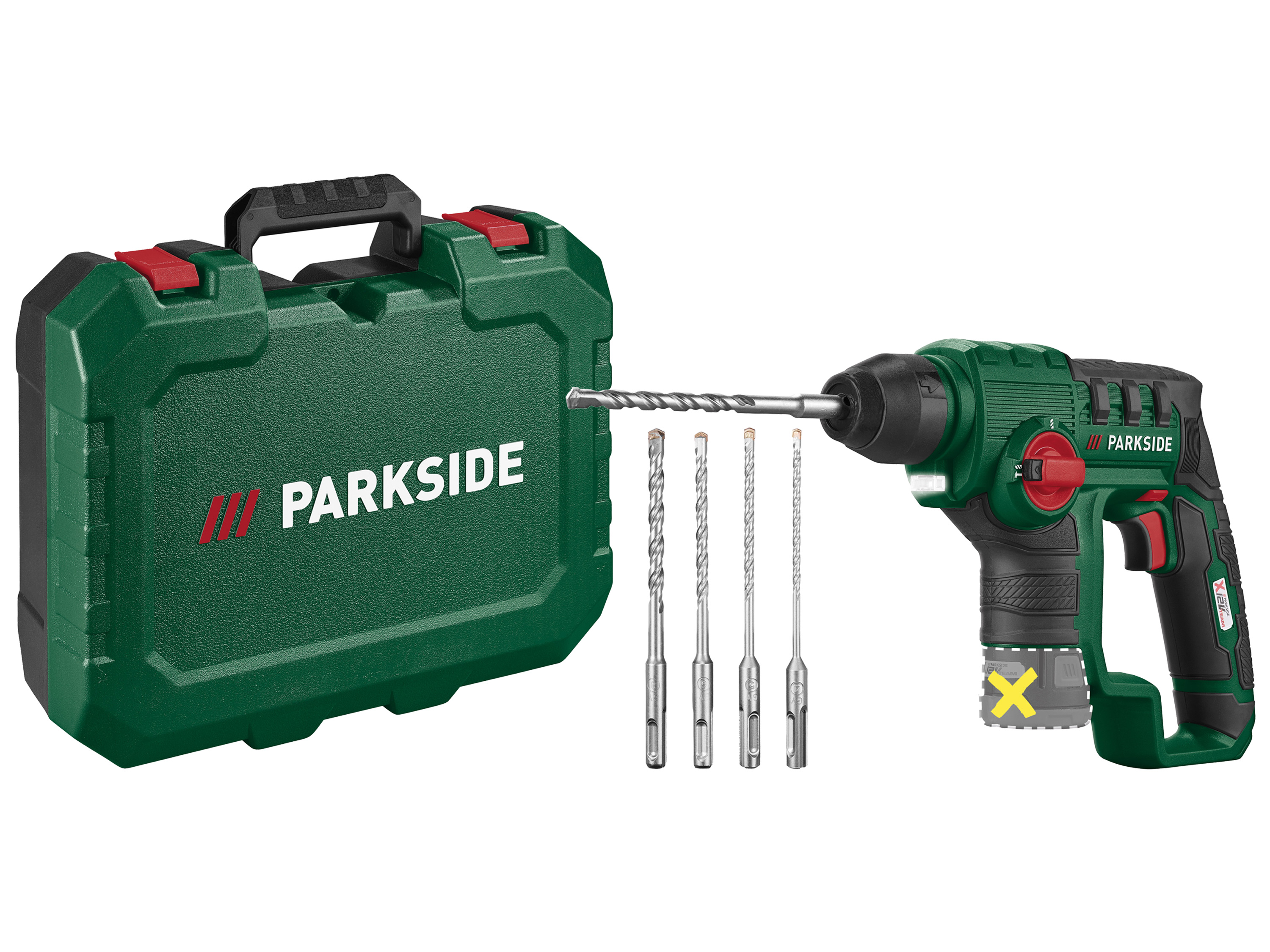 Parkside® Aku vrtací kladivo Pbha 12 A1 – bez akumulátoru a nabíječky