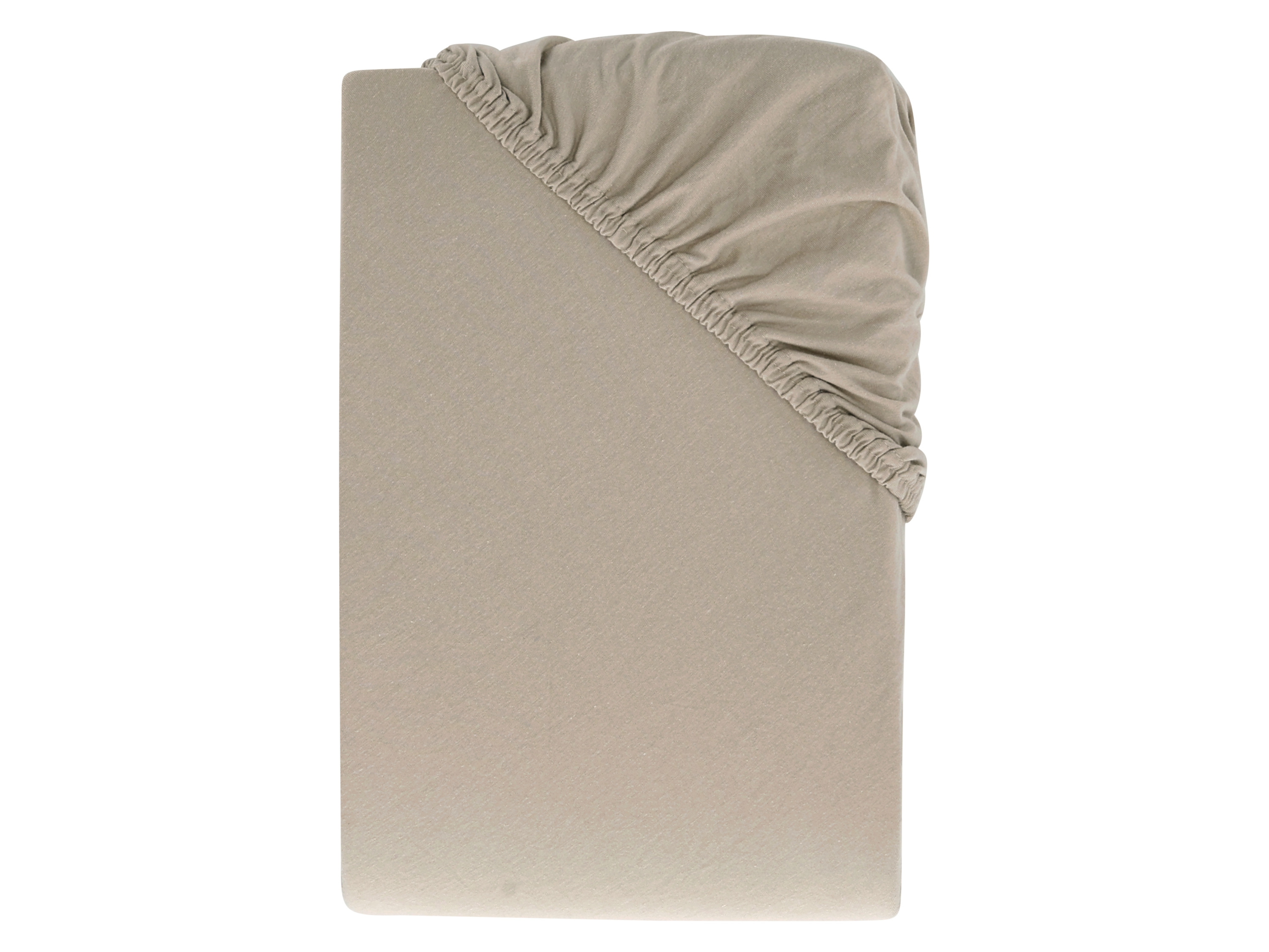 Livarno® Žerzejové napínací prostěradlo, 140-160 x 200 cm (hnědá)