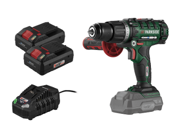 Aku příklepová vrtačka PSBSA 20-Li E4, 2x Smart 4 Ah