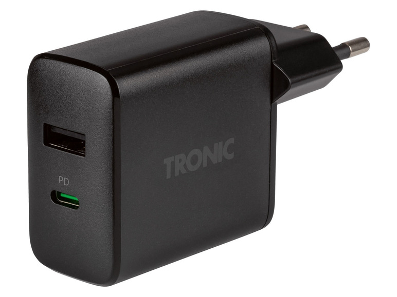  Zobrazit na celou obrazovku TRONIC® Duální USB nabíječka, 30 W, USB-C PD, USB-A - Obrázek 2