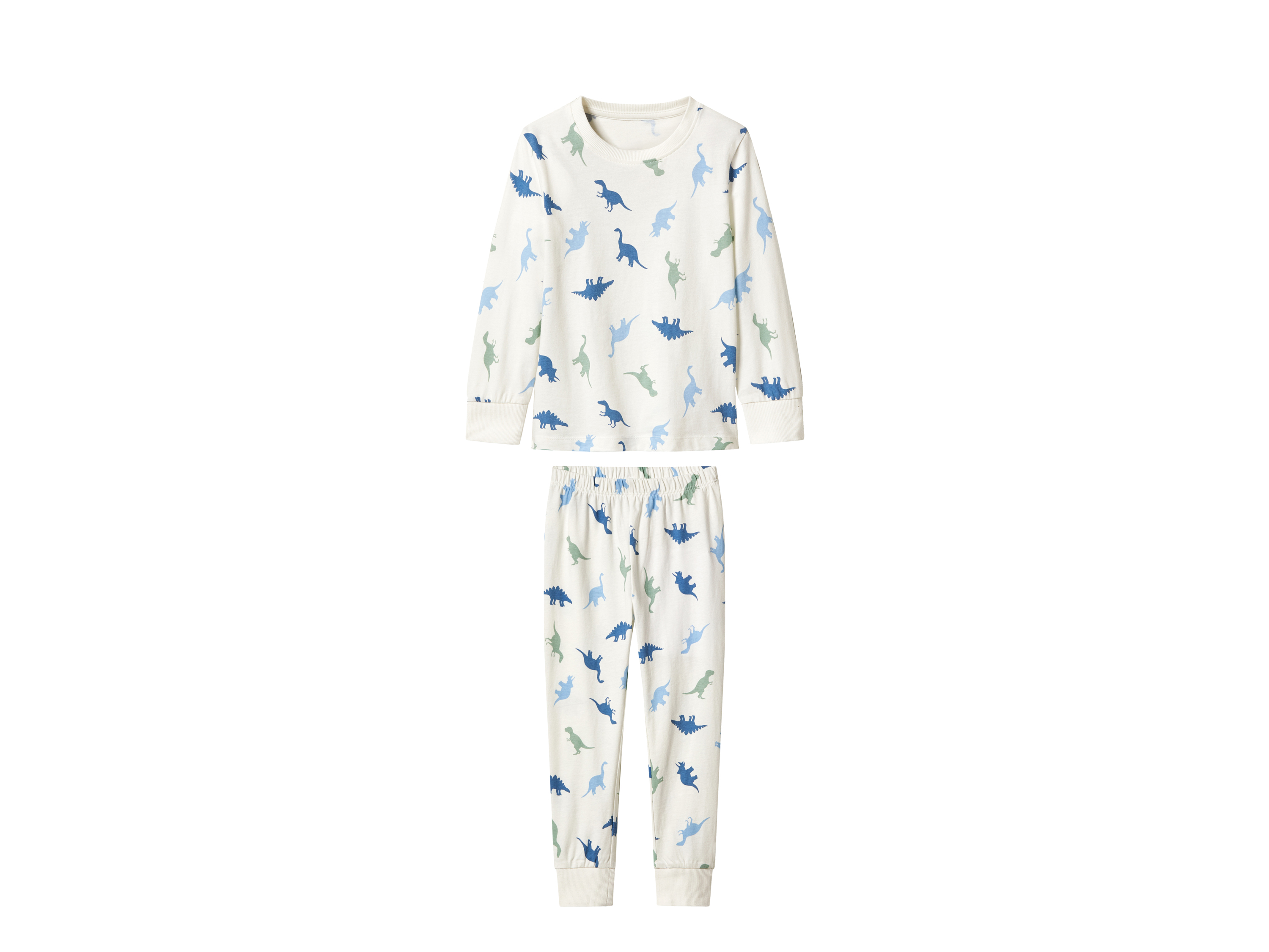 lupilu® Dětské pyžamo (dino/bílá, 122/128)