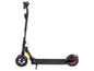 Černý elektrický skútr Doc Green s červenými blatníky.