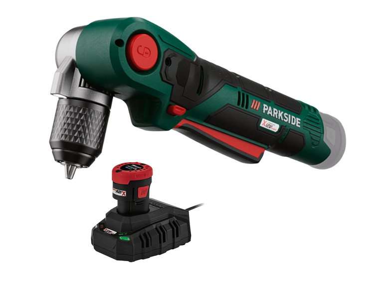  Zobrazit na celou obrazovku PARKSIDE® Aku úhlový vrtací šroubovák PWBSA 12 A1, 2 Ah - Obrázek 1