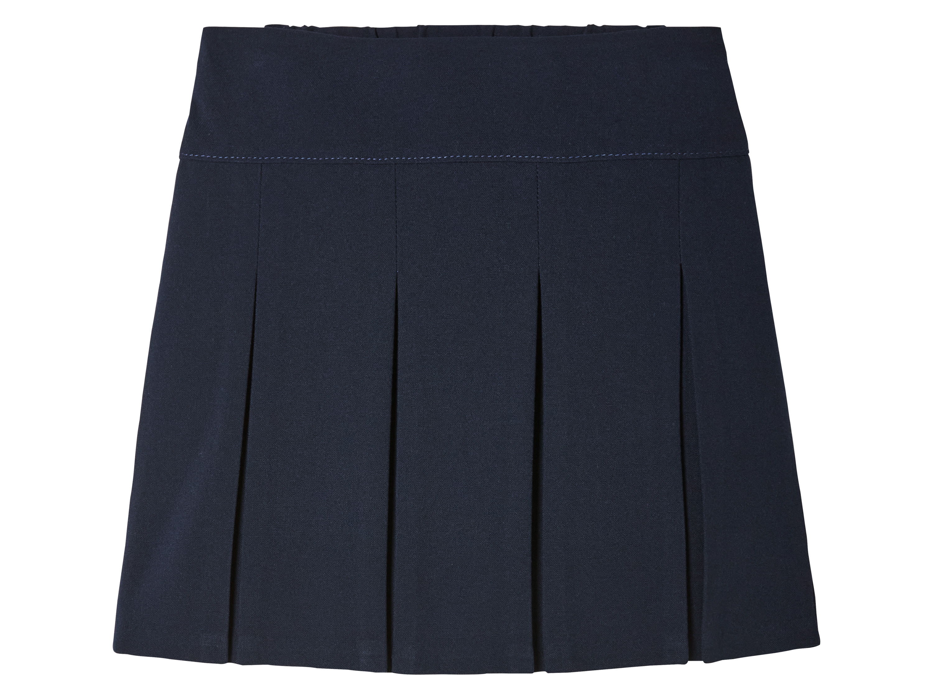 Dívčí skládaná sukně (námořnická modrá, 128)