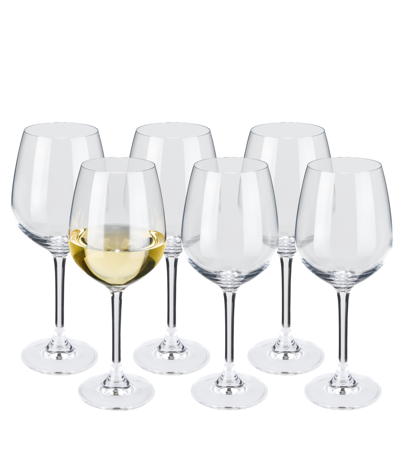 Silvercrest® Sada sklenic na bílé víno, 6dílná