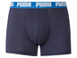 Modré boxerky Puma s pružným pasem.
