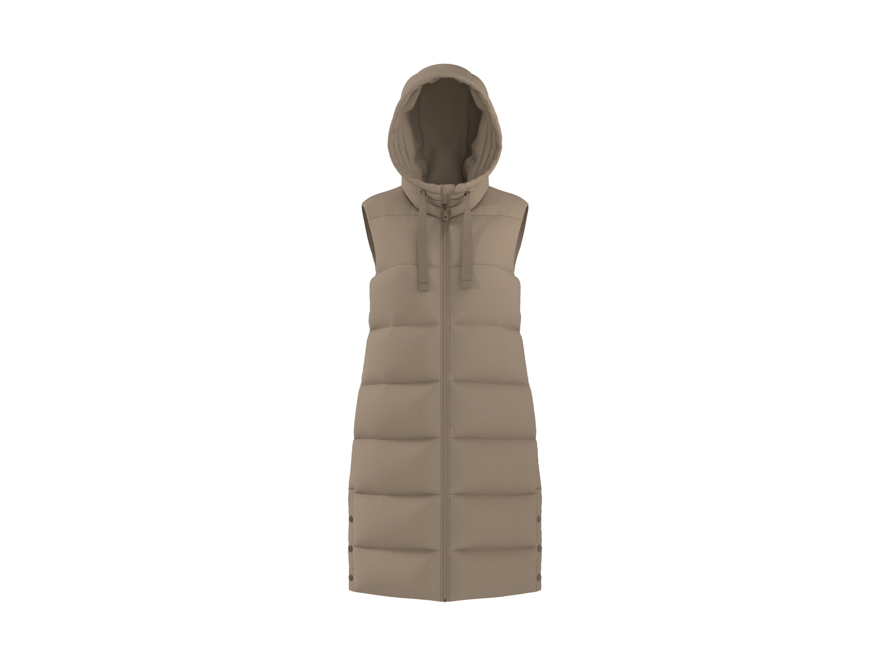 Esmara® Dámská dlouhá vesta (béžová, S(36/38))