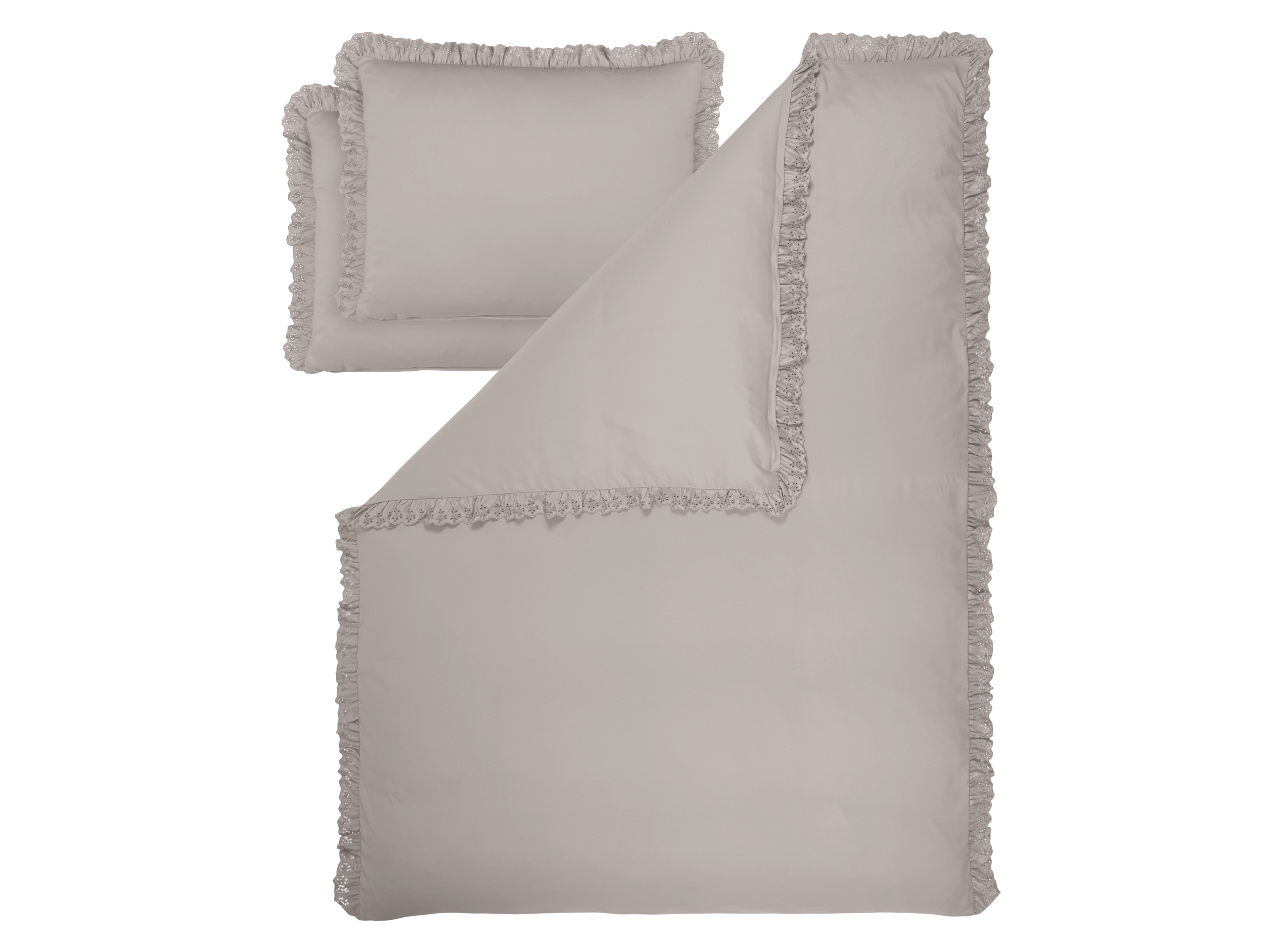 LivarnoÂ® SatĂ©novĂ© povleÄŤenĂ­ z mikrovlĂˇkna, 200 x 220 cm (ĹˇedĂˇ)
