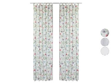 LIVARNO home Sada závěsů, 2dílná, 120 x 300 cm