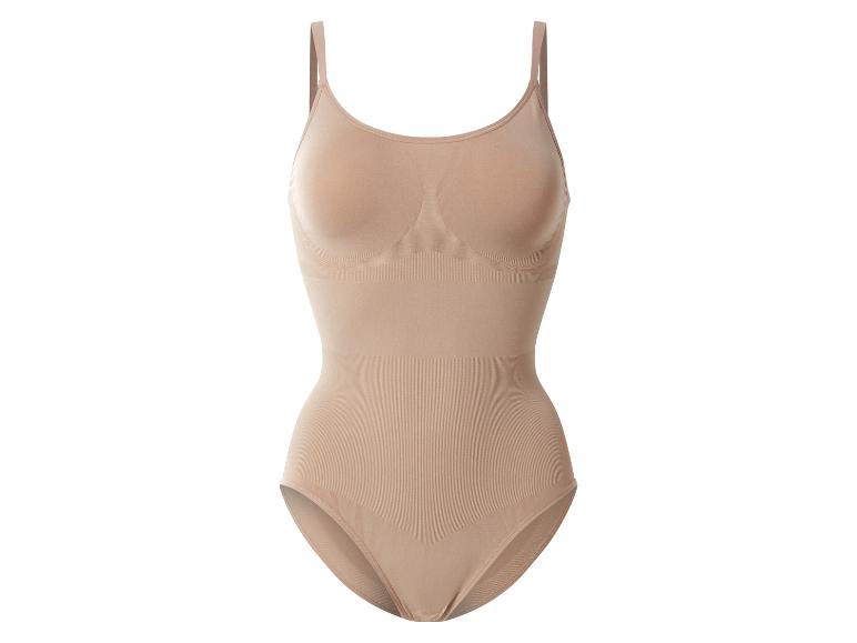 Bezešvé nude stahovací body s tenkými ramínky