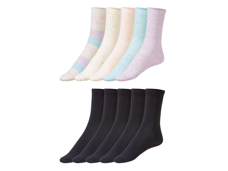  Zobrazit na celou obrazovku esmara® Dámské ponožky s BIO bavlnou, 5 párů - Obrázek 1