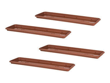 PARKSIDE® Sada misek pod květináč na balkon, 60 cm, 4dílná, terakota