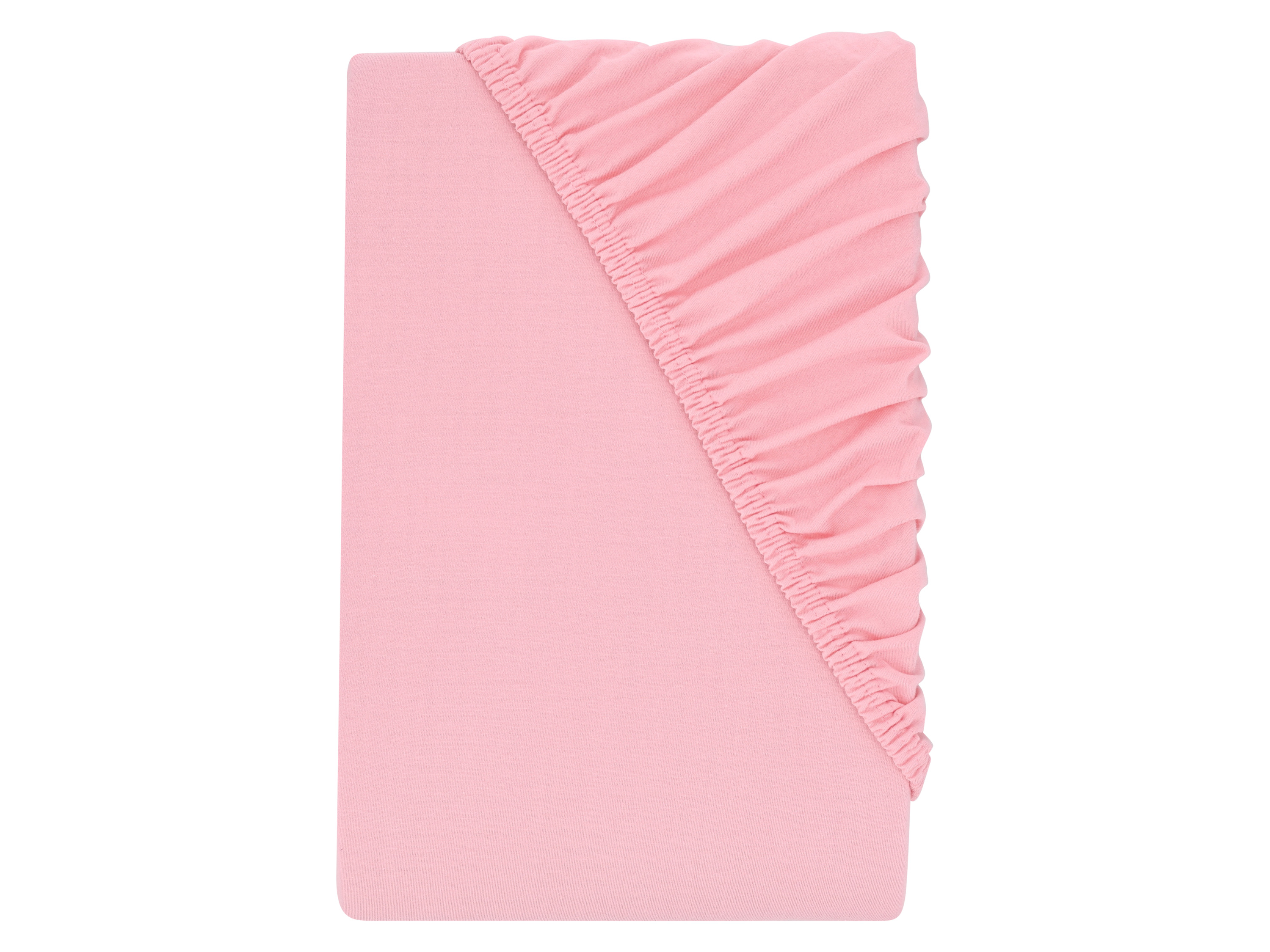 Livarno® Žerzejové napínací prostěradlo, 90–100 x 200 cm (světle růžová)