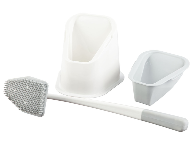  Zobrazit na celou obrazovku LIVARNO home WC sada s kartáčem bez štětin - Obrázek 1