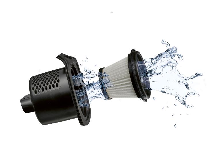 Omyvatelné filtry vysavače: předmotorový a motorový.