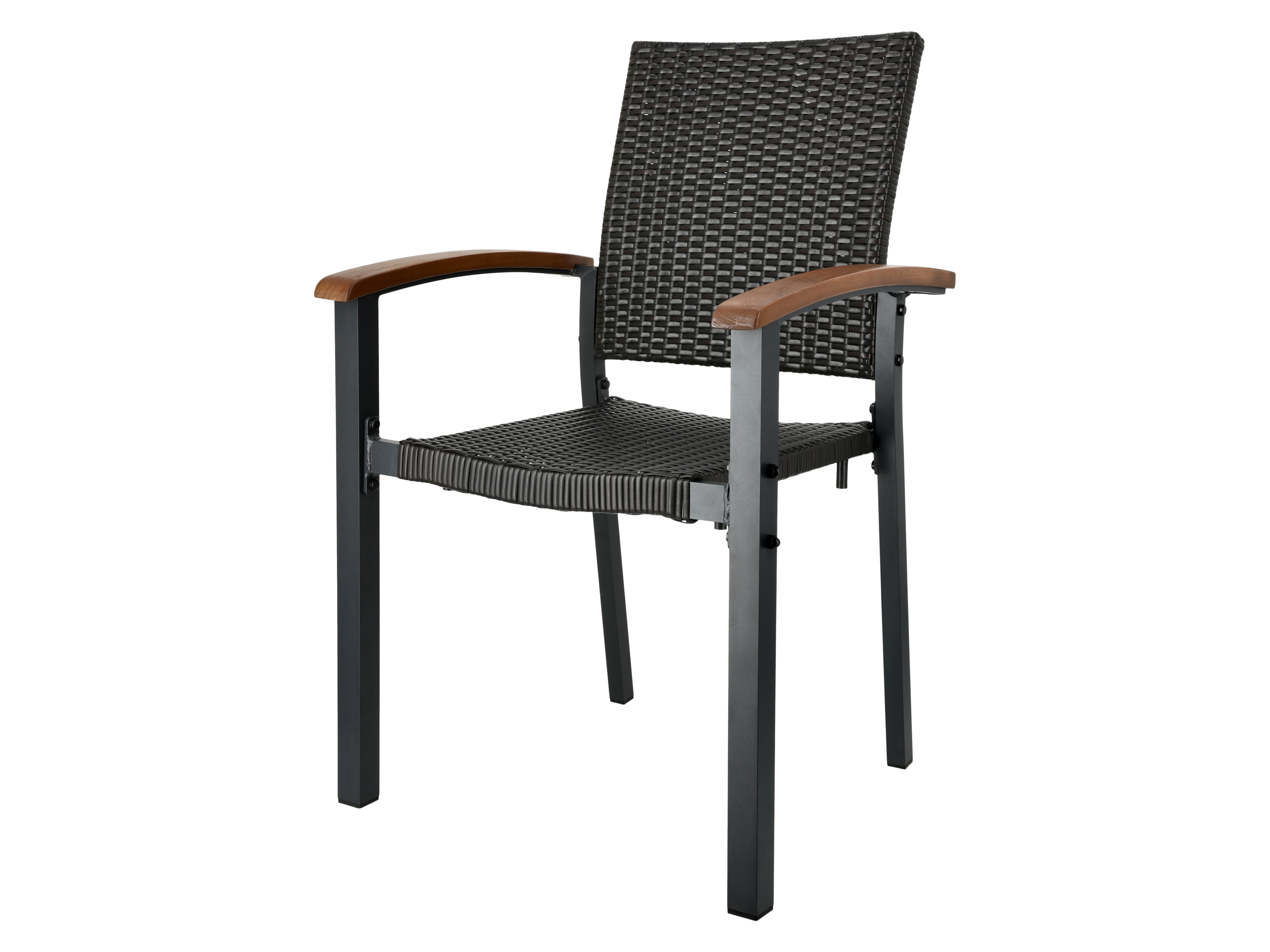 Livarno® Stohovatelná židle Valencia, hnědá