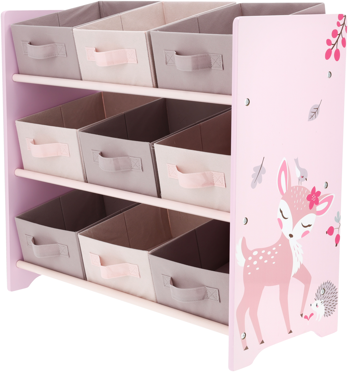 Lupilu® Regál do dětského pokoje, 65 x 30 x 61,5 cm (jelen)