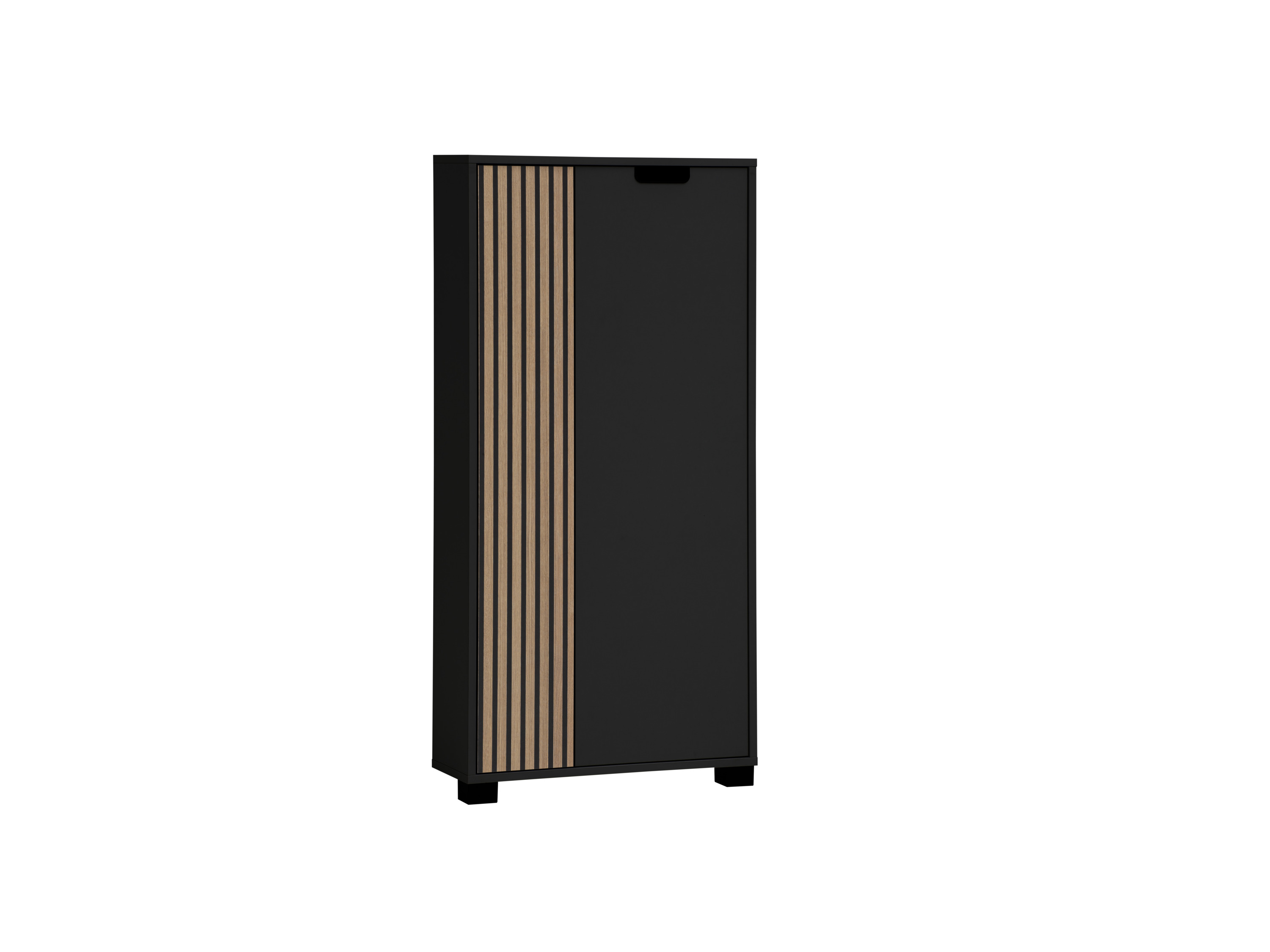 Schildmeyer Vysoká komoda »Ryker« (černá matná)