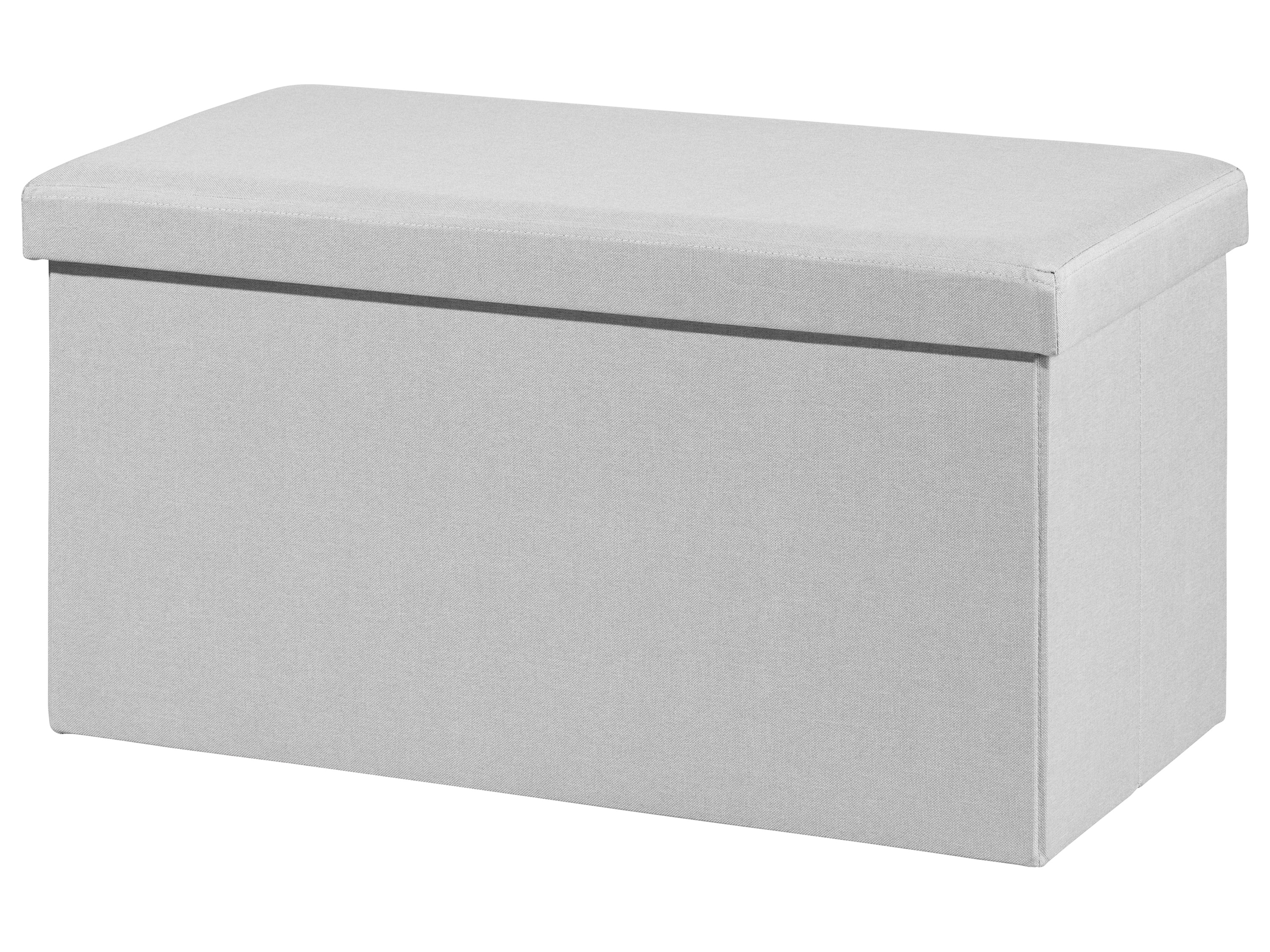 Livarno home Lavice s úložným prostorem, 78 x 40 x 40 cm (světle šedá)