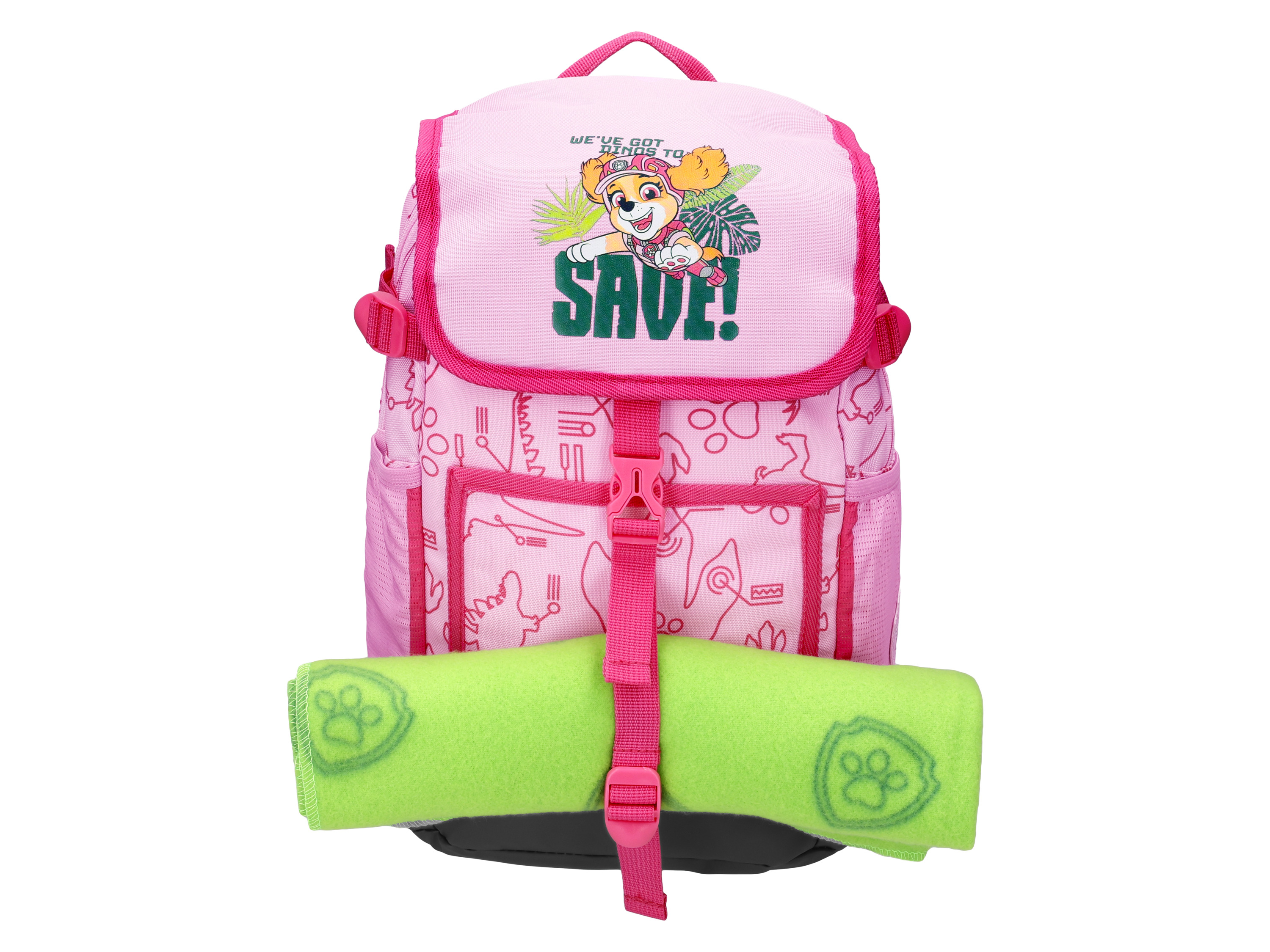 Lupilu® Dětský batoh Tlapková patrola, 10 l (světle růžová)