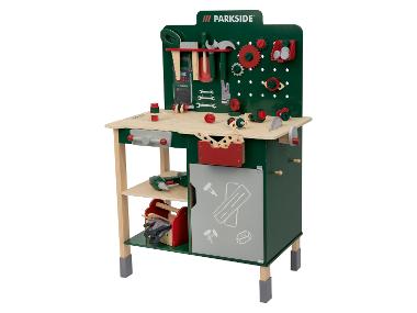 LIDL -  Playtive Dětský dřevěný ponk s nářadím
