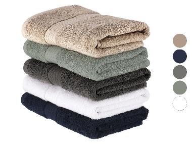 LIVARNO home Froté ručník, 50 x 100 cm, 500 g/m², 2 kusy