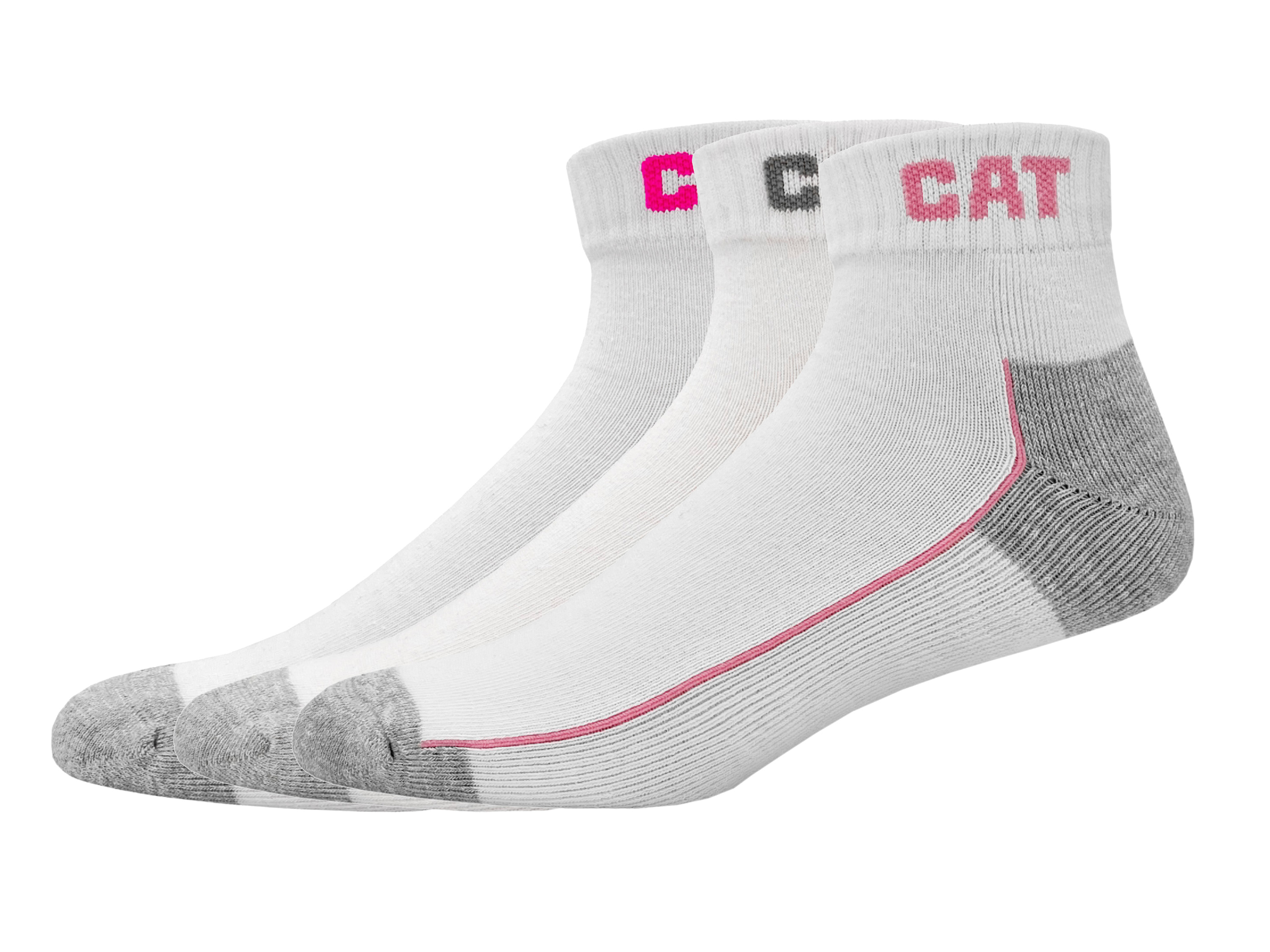 Caterpillar Dámské pracovní ponožky, 3 páry (bílá, 35-38)