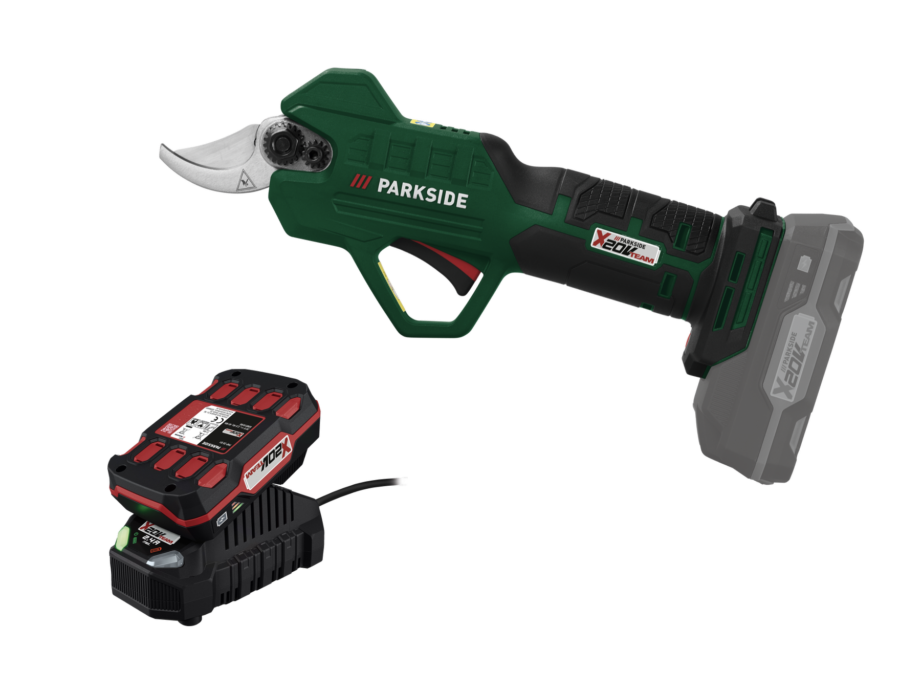 Jdi do: PARKSIDE® Aku nůžky na větve PAAS 20-Li B1, 2 Ah