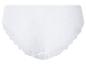 Bílé krajkové dámské kalhotky, zadní pohled