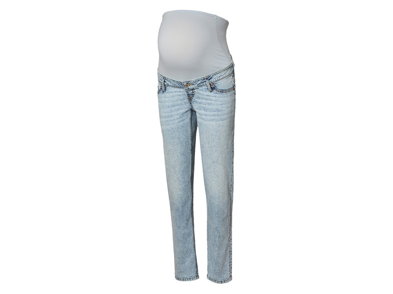 esmara® Dámské těhotenské džíny "Straight Fit" (38, světle modrá)